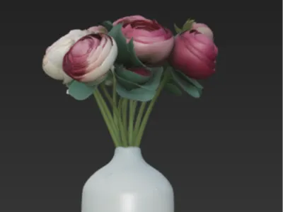 Vase and flowers