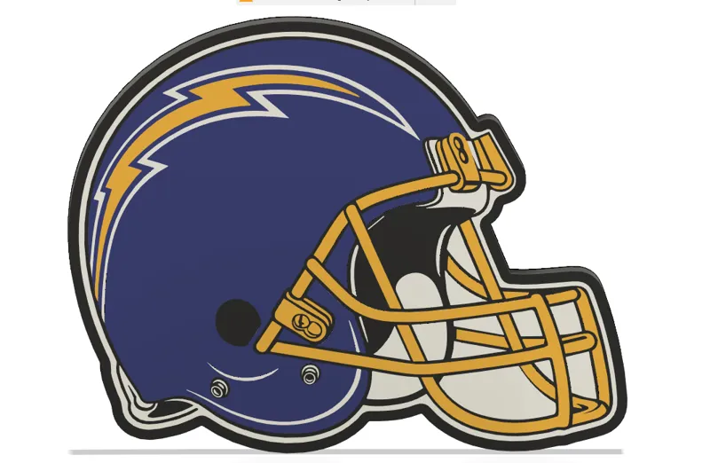 San Diego Chargers Helmet lightbox