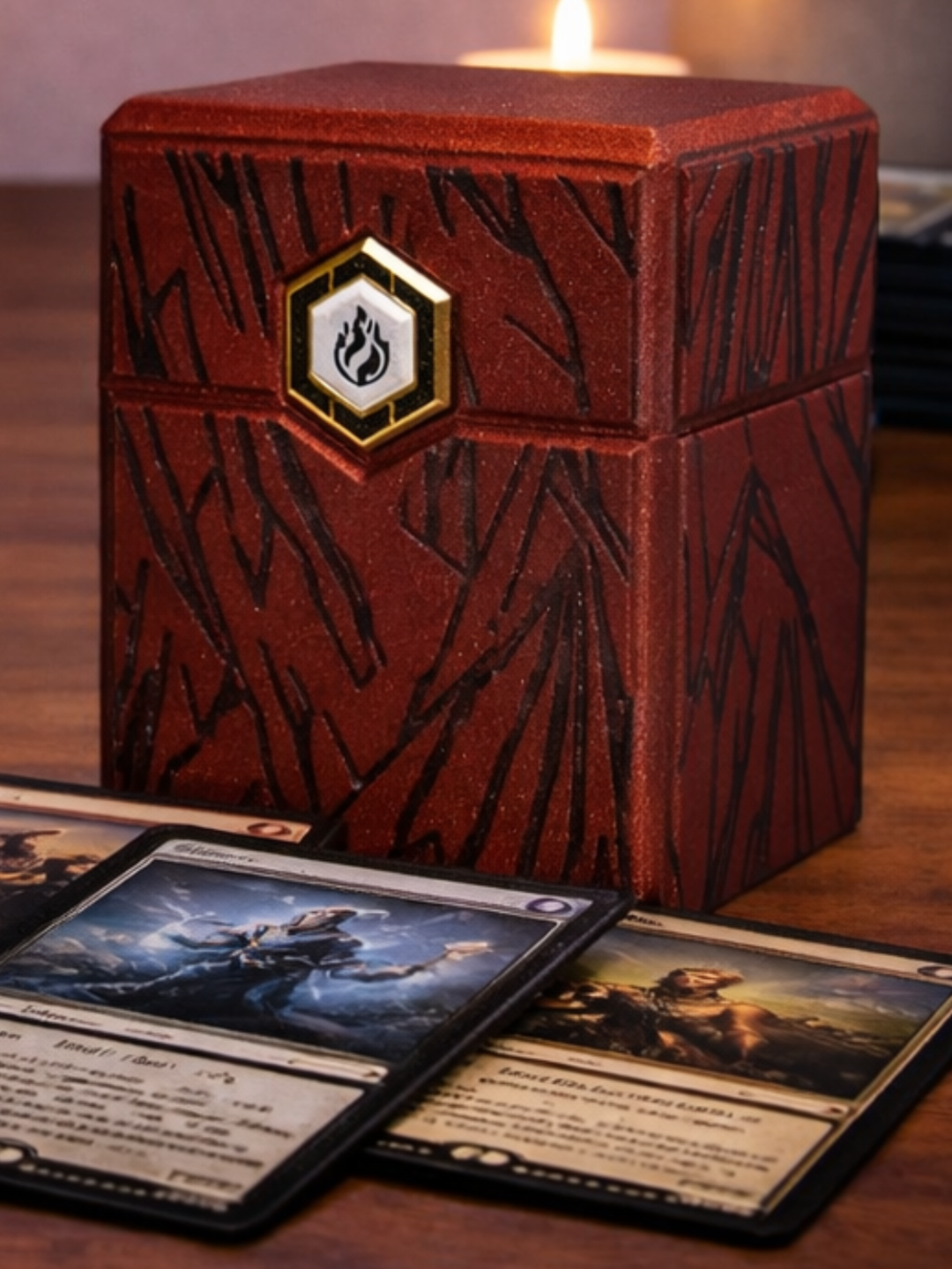 MTG Mountain Deck Box - Free 3D Print Model - MakerWorld