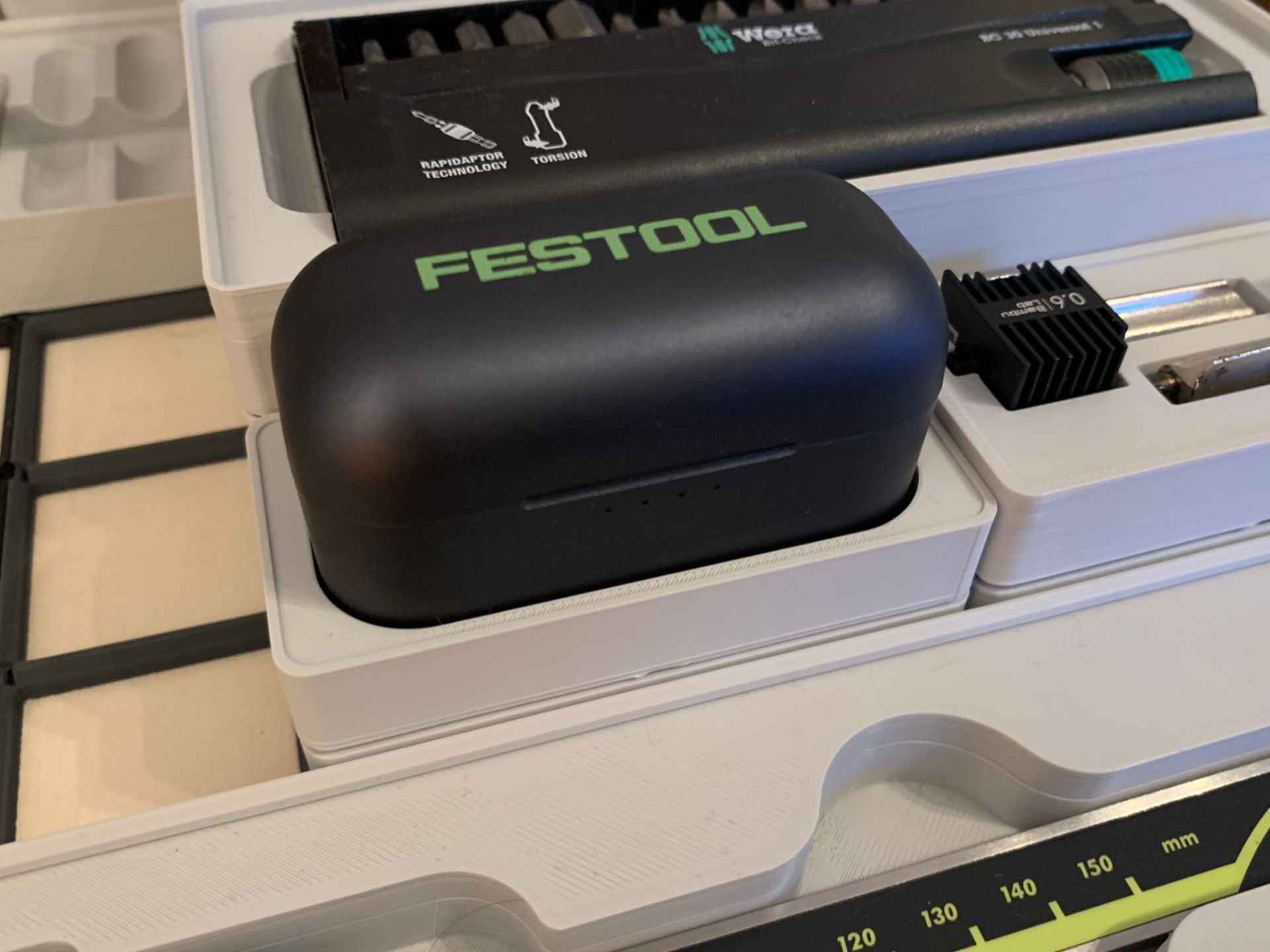 Festool GHS 25 Earbuds gridfinity