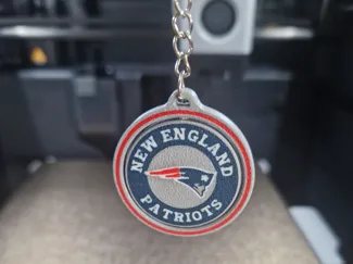 Llavero giratorio Patriots NFL