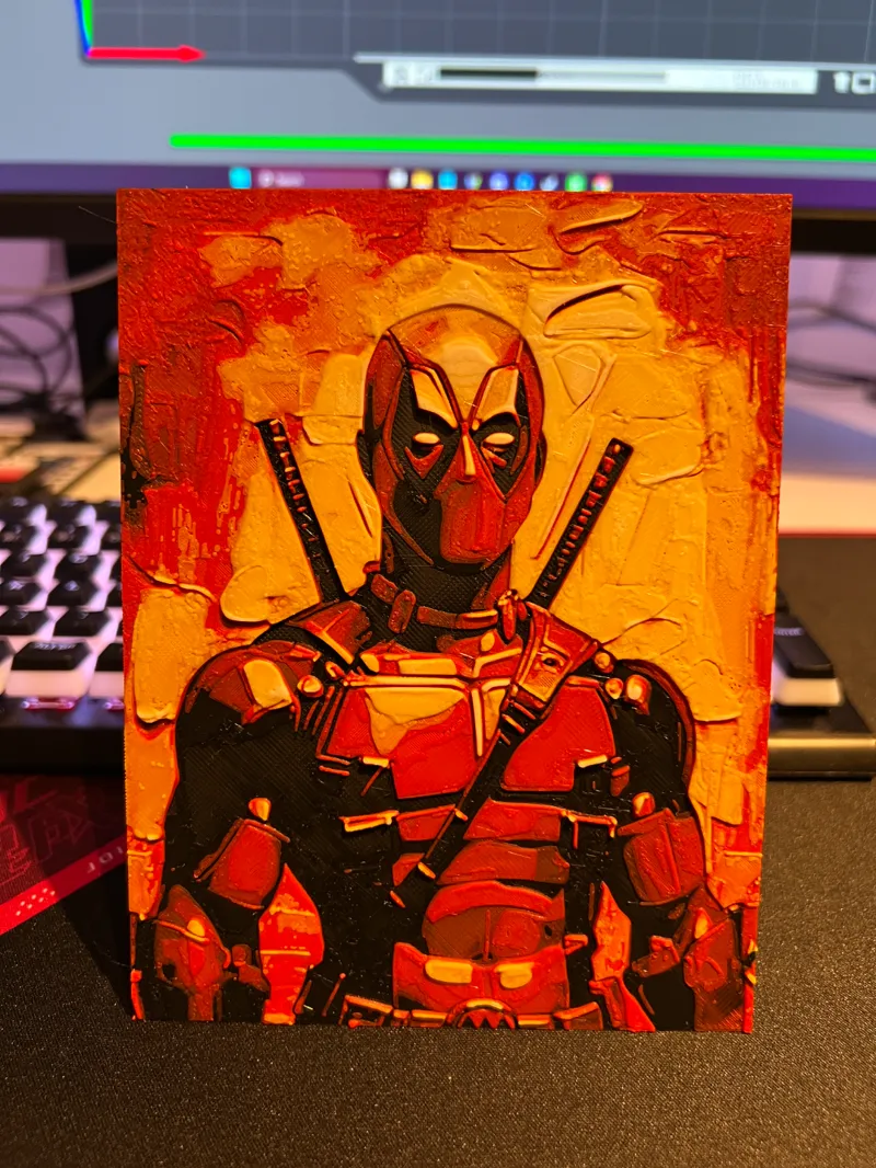 Deadpool painting