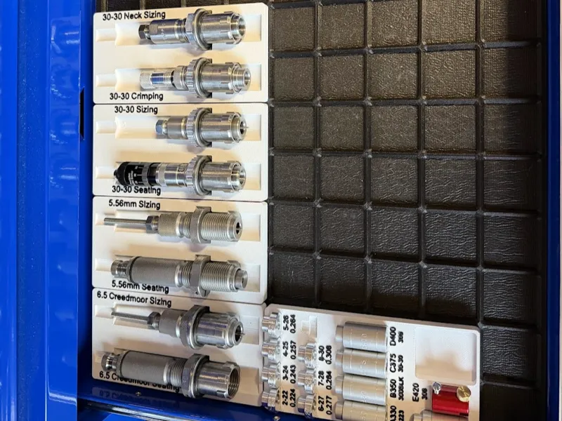 Reloading Die Gridfinity Holder (2 Die and 1 Die)