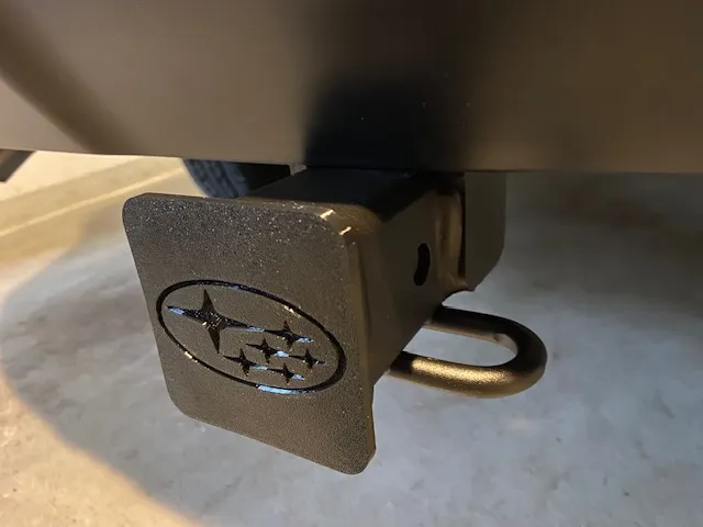 2" Hitch Receiver TPU Cover with Subaru stars