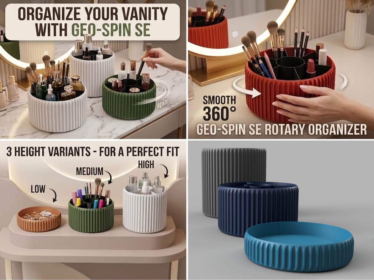 GEO-SPIN SE - Modern rotary organizer
