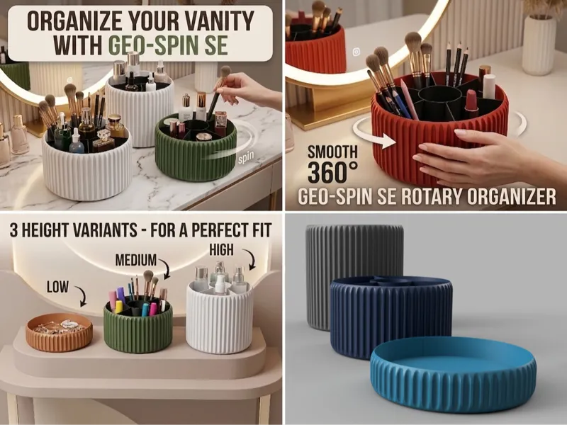 GEO-SPIN SE - Modern rotary organizer