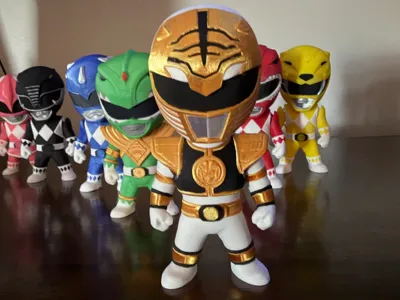 White Ranger Flexi Power Rangers