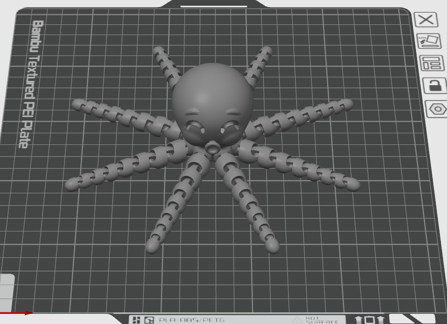 Miniatura 3 do modelo 3D Cute Octopus - version 3