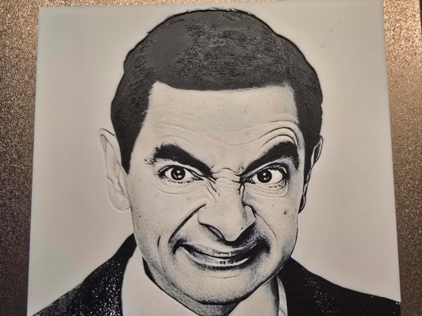 Rowan Atkinson - Mr Bean Hueforge
