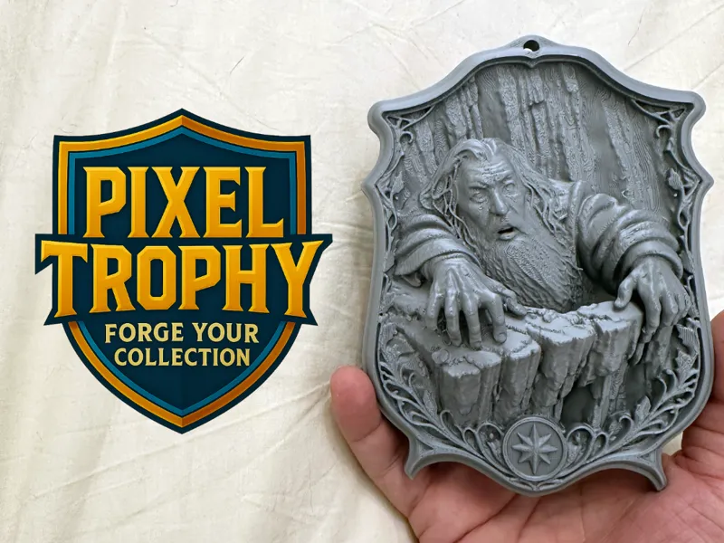Pixel Trophy – Gandalf: "Fly, You Fools!"