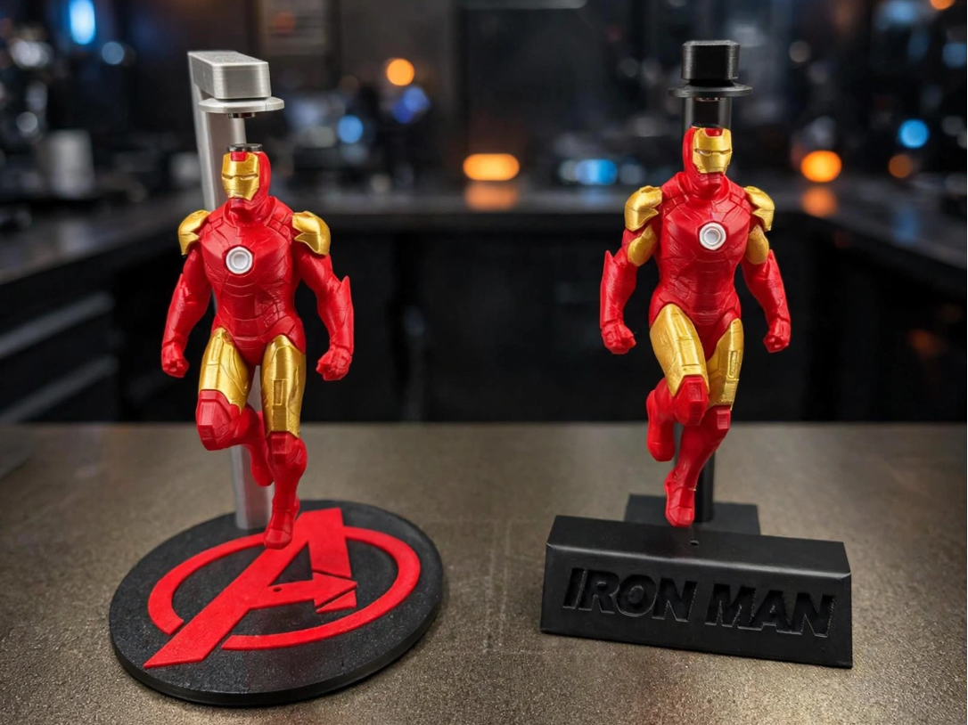 Iron Man – Schwebende Figur Avengers-Base No AMS - 1