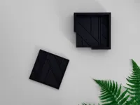 Quality Coaster Set - With Grip Stand