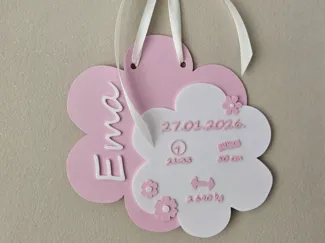Personalized Baby Name Plaque 