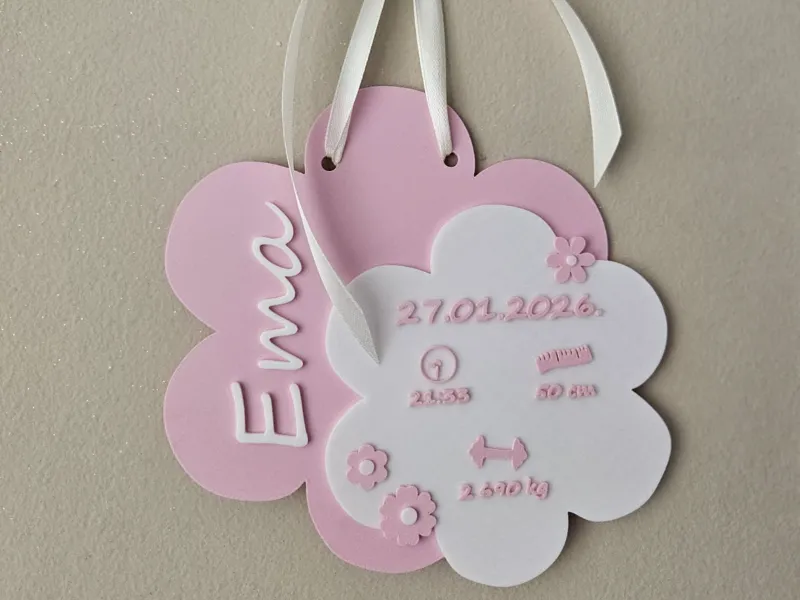 Personalized Baby Name Plaque