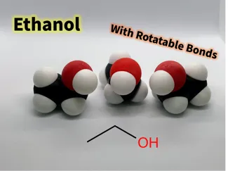 Ethanol molfidget with rotatable bonds