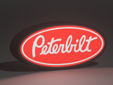 Peterbilt Leuchtkasten
