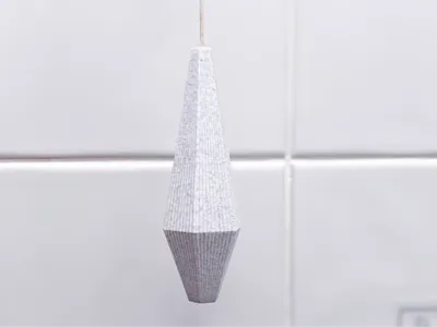 Modern Geometric Bathroom Light Pull