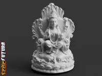 Lakshmi sur un trône de lotus — photo 2