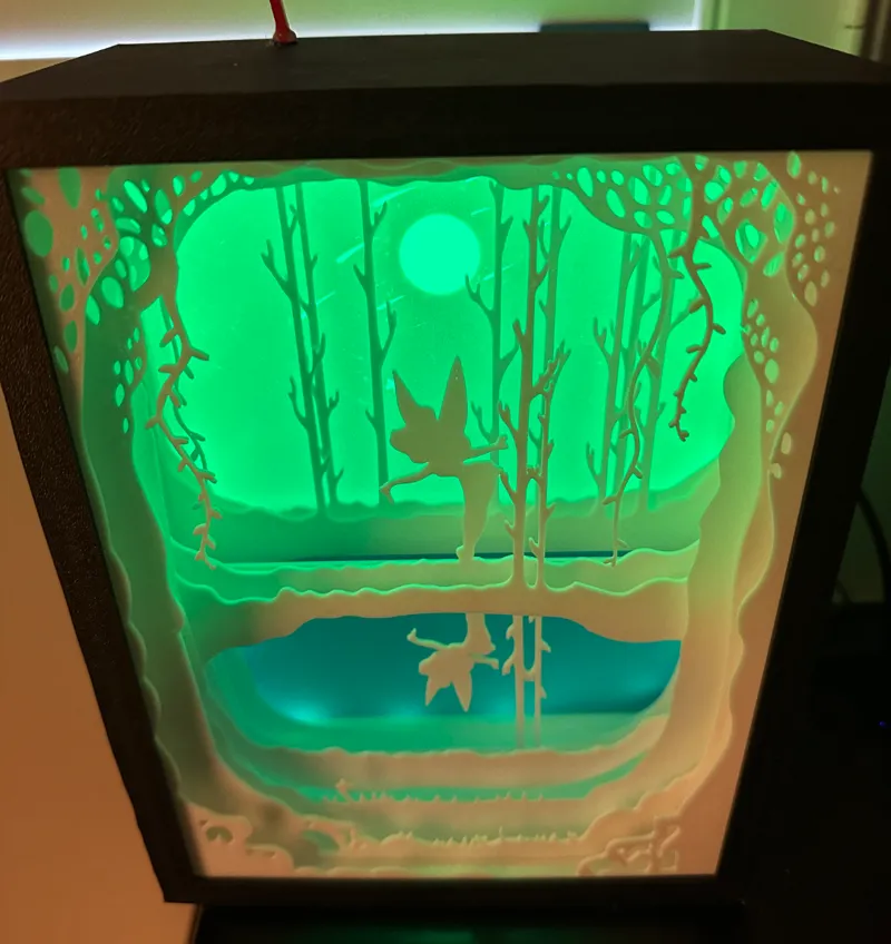 Tinkerbell ShadowBox lamp