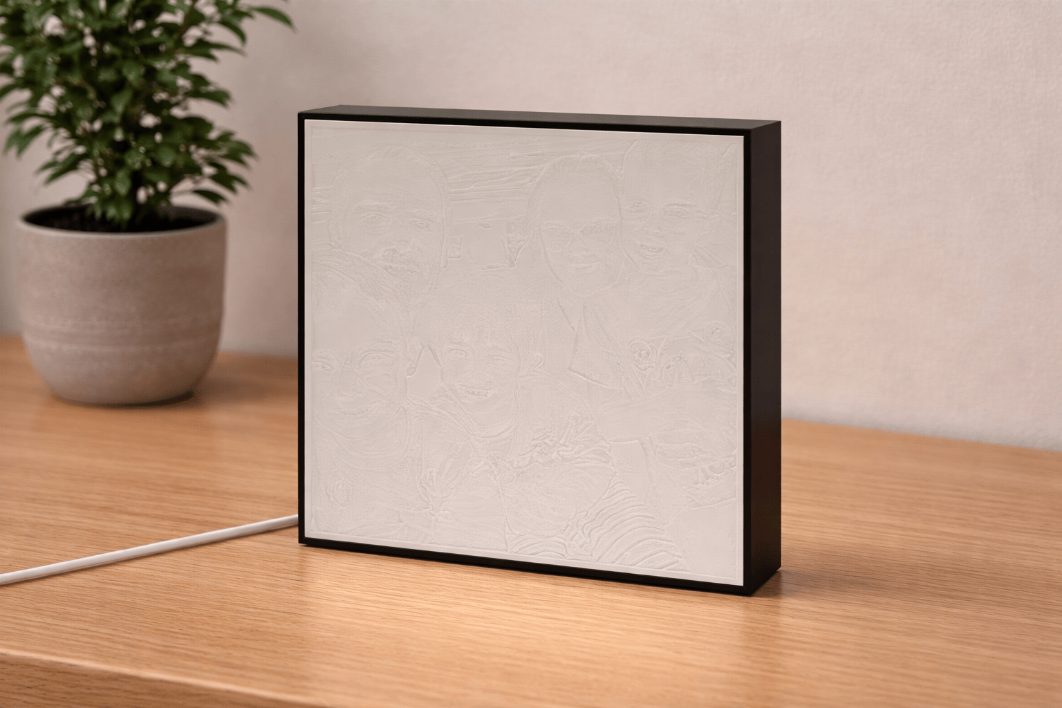 Lithophane Lightbox Frame for Bambu LED Kit 001