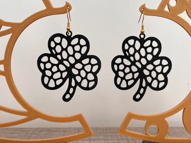 Earrings - Clover Playing Card