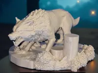Figurine loup pour jeu de rôle — photo 1