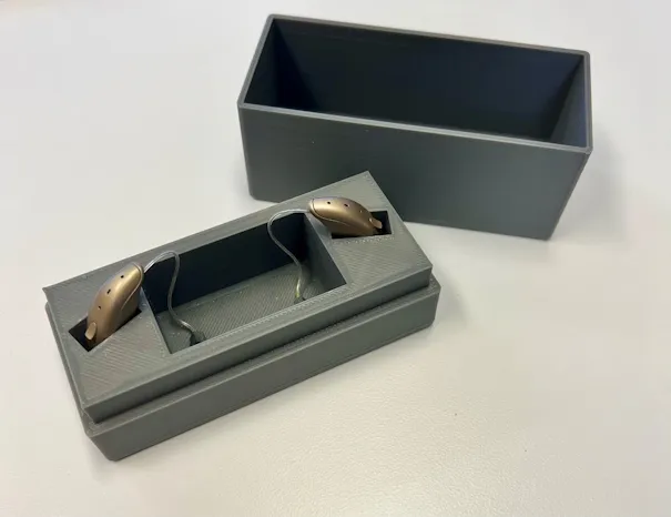 Simple Hearing Aid Storage Box