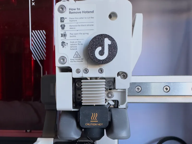 Ruota estrusore Logo Tiktok