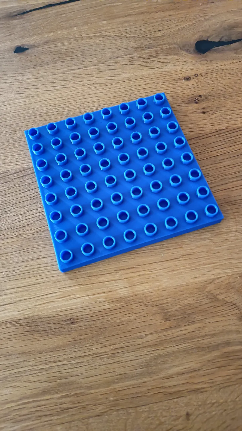 8x8 brick building block compatible with duplo by gator makerworld