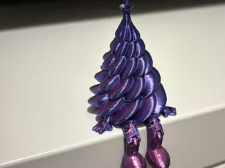 articulated christmas tree with feet