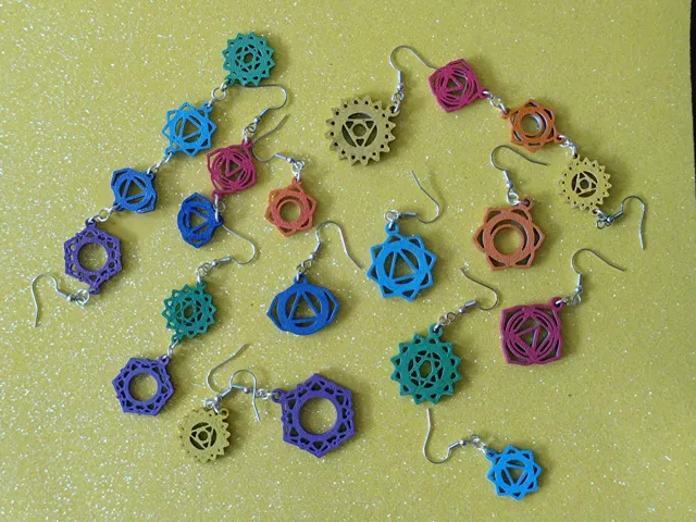 Pendientes de Chakras.