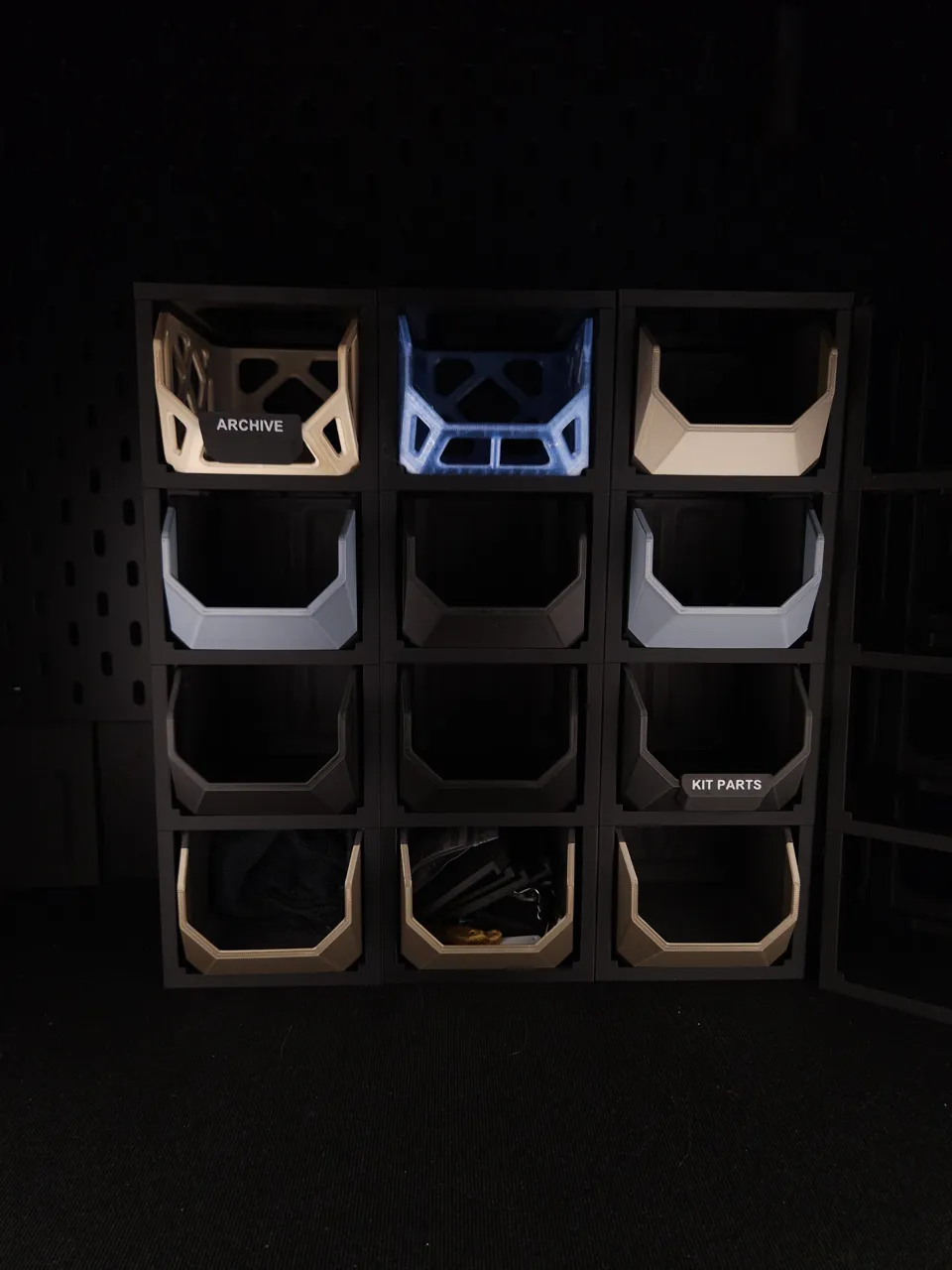 STACKERS: BUCKETS RACK, INTERLOCKING, NO SUPPORT view 3