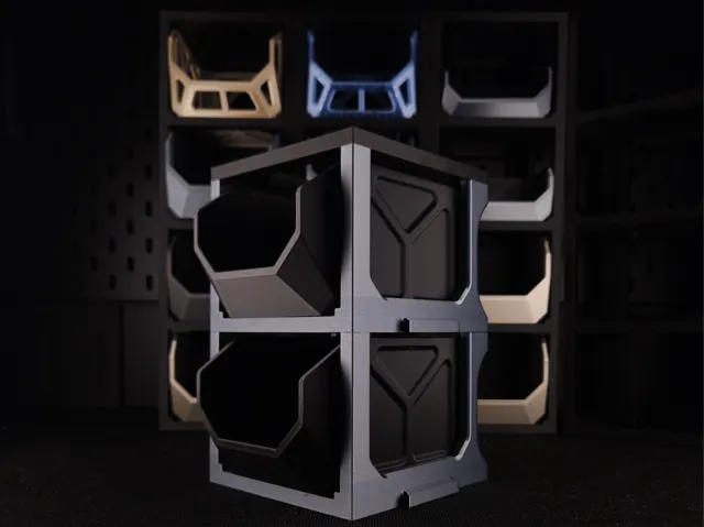 STACKERS: BUCKETS RACK, INTERLOCKING, NO SUPPORT