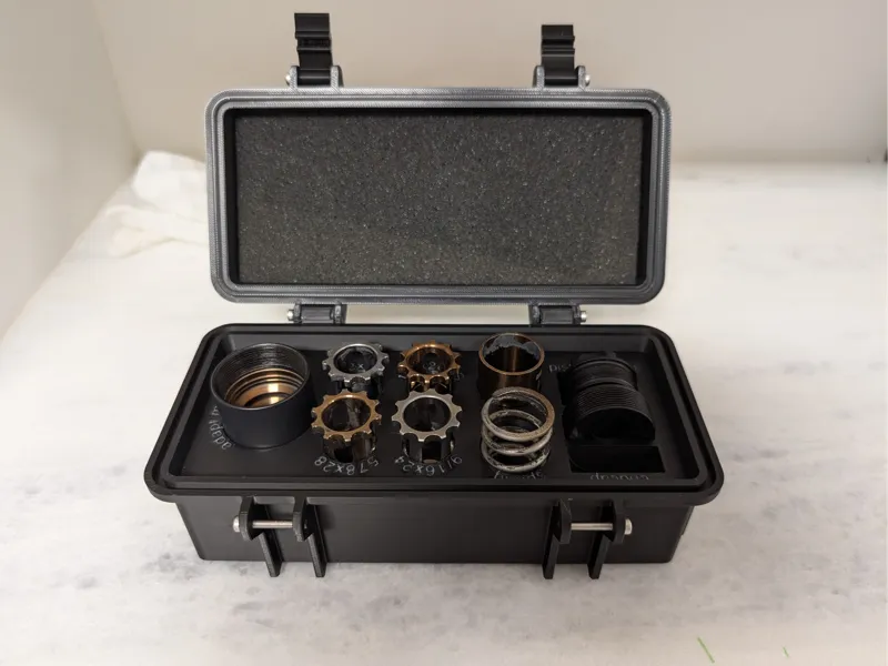 Rugged Obsidian Parts Box