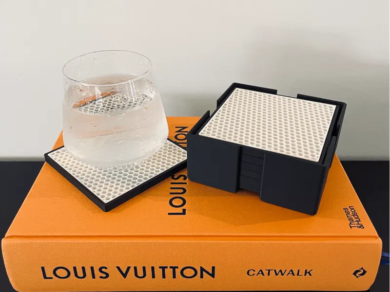 Square Honeycomb Coaster Set 