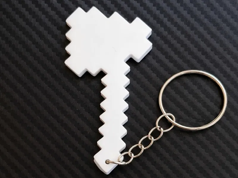 Minecraft keychain-axe