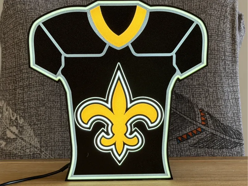 NFL Jersey Lightbox - New Orleans Saints