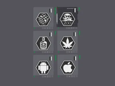 Hexagon Wall Art Mix Set #2 Without AMS