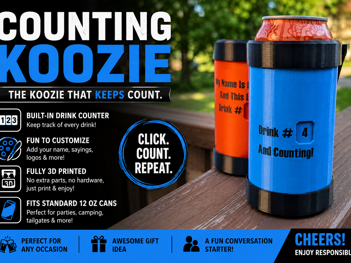 Counting Koozie 
