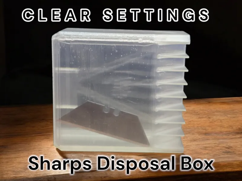Sharps Disposable Box