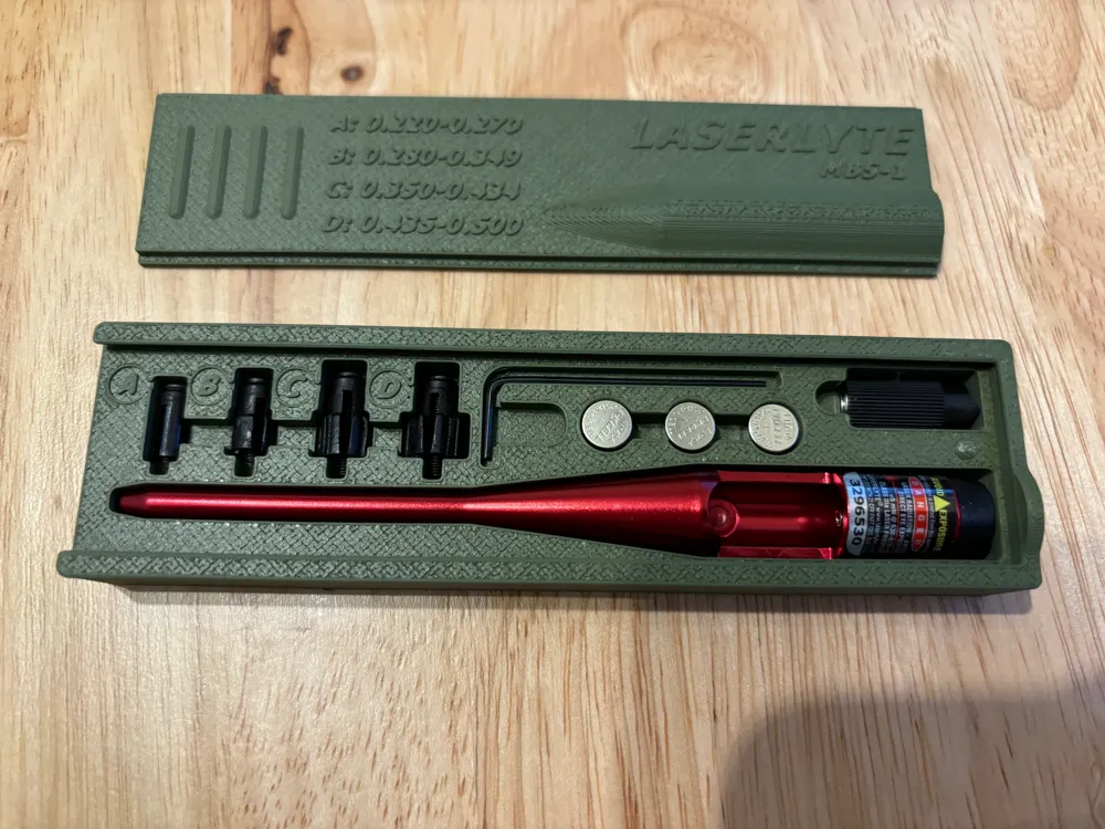 Laserlyte Laser Bore Light Case Organizer Box by Coconut - MakerWorld
