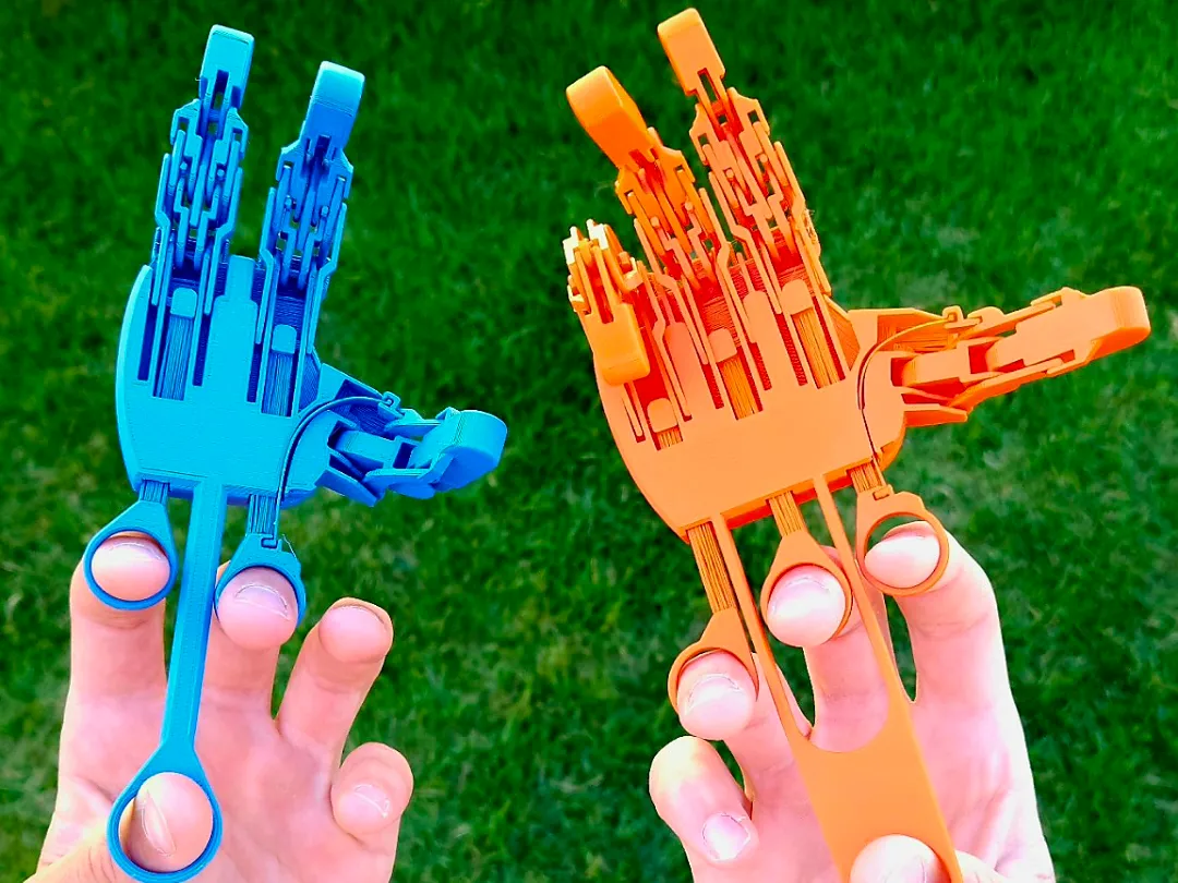 Механическая кисть V4 с пятью пальцами - Хобби и DIY - PLA - изделие 3D-печати