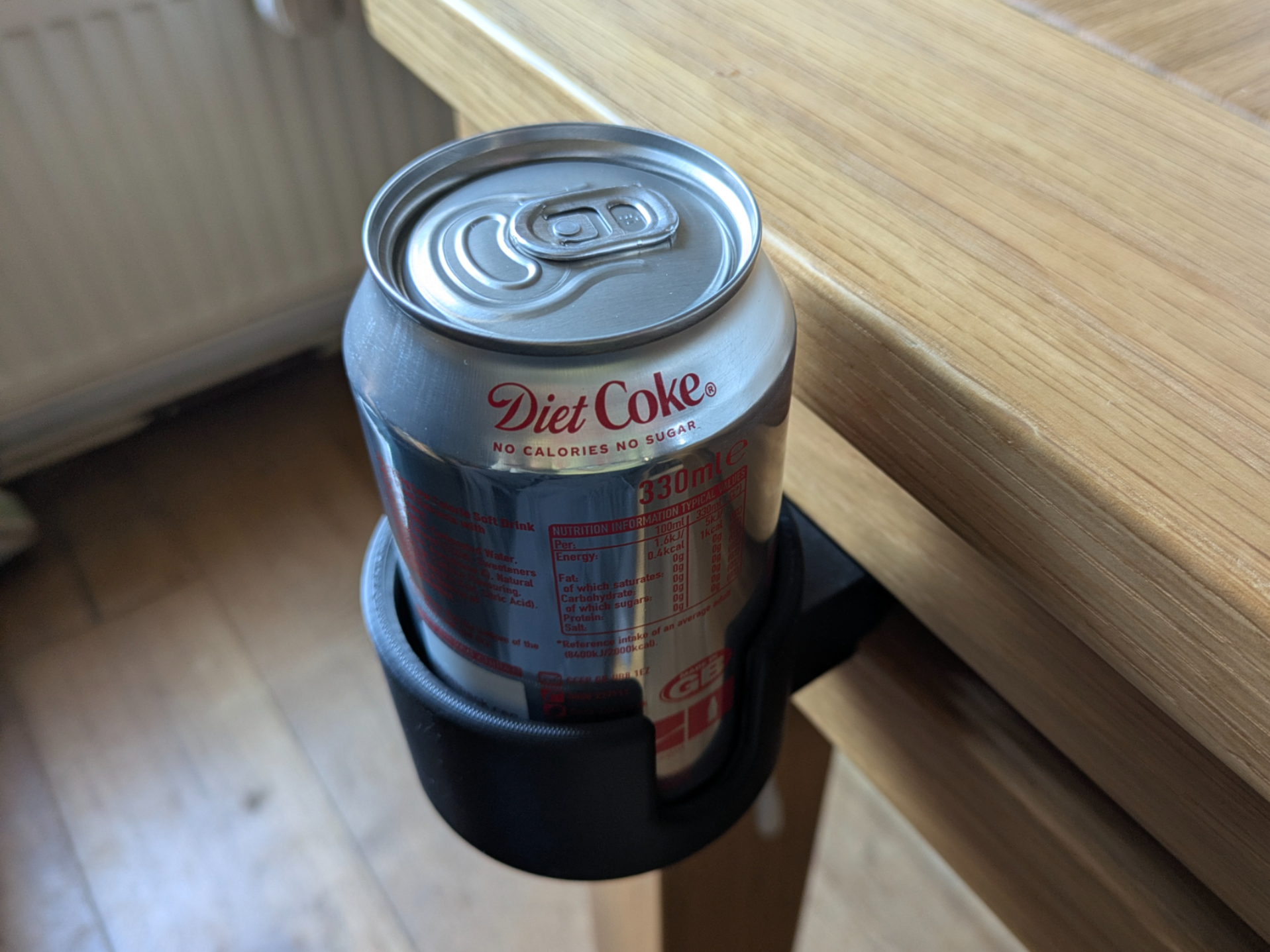 Can holder for Natural 20 gaming table