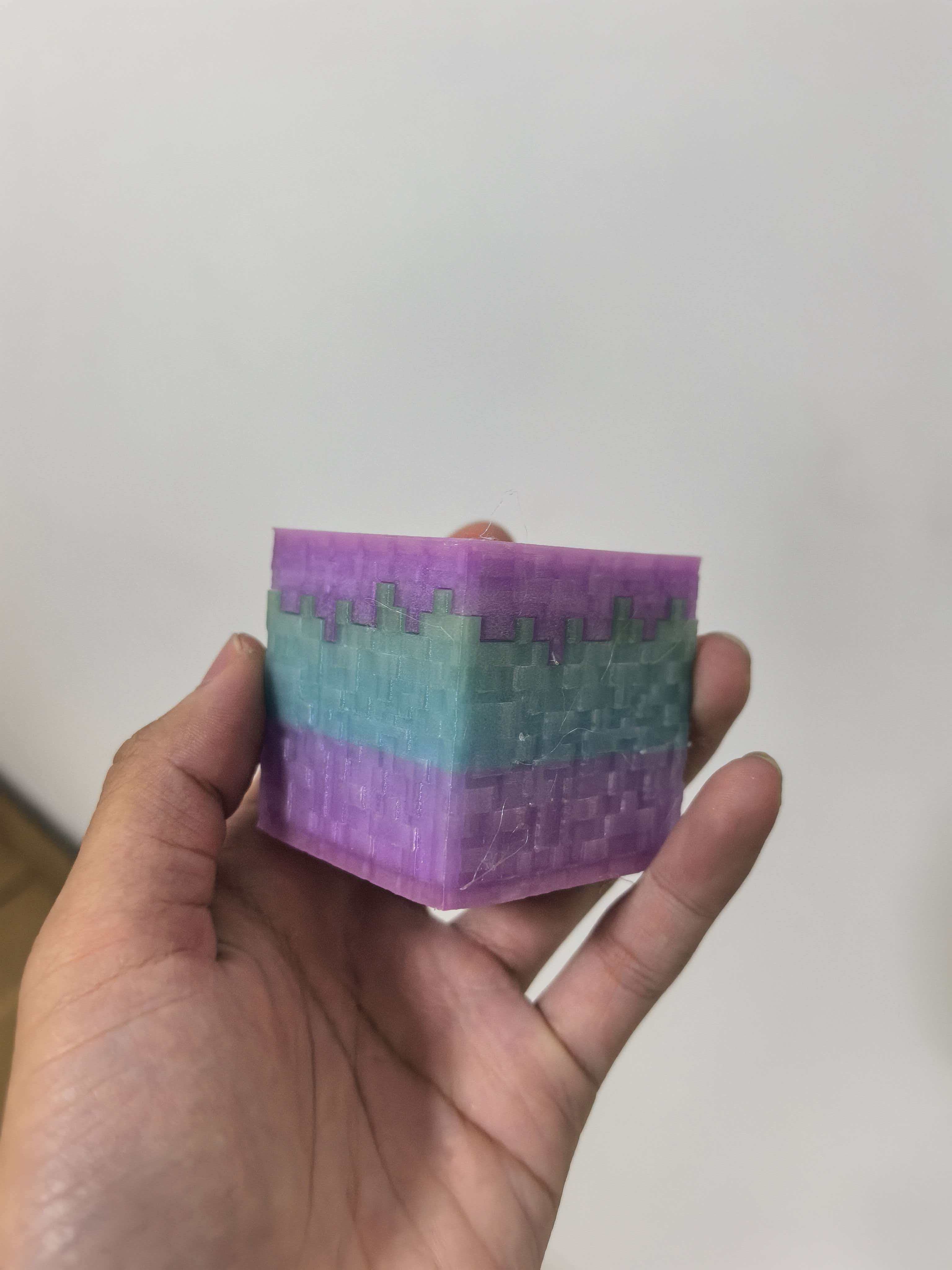 Miniatura 2 do modelo 3D 我的世界 草方块 收纳盒储物盒  摆件