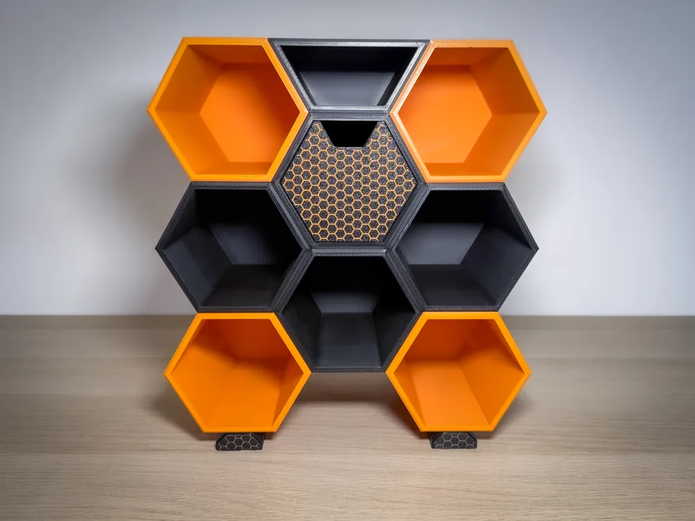 Hex Storage Riser Feet - Free 3D Print Model - MakerWorld