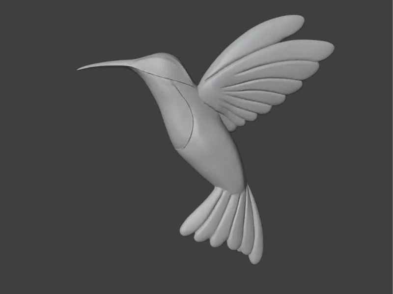 colibri en vuelo