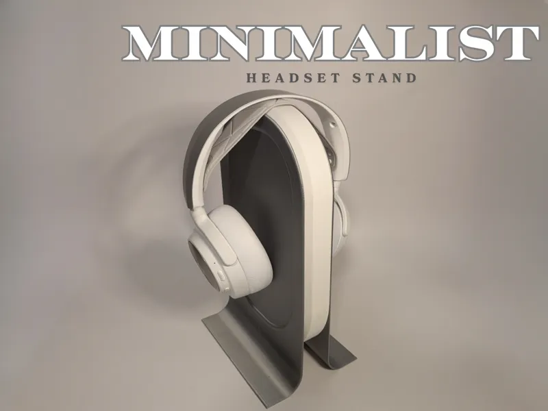 Minimalist Headset Stand - Clean & Modern Design