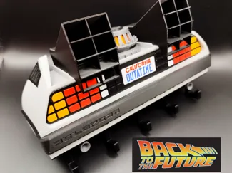 Delorean key hanger