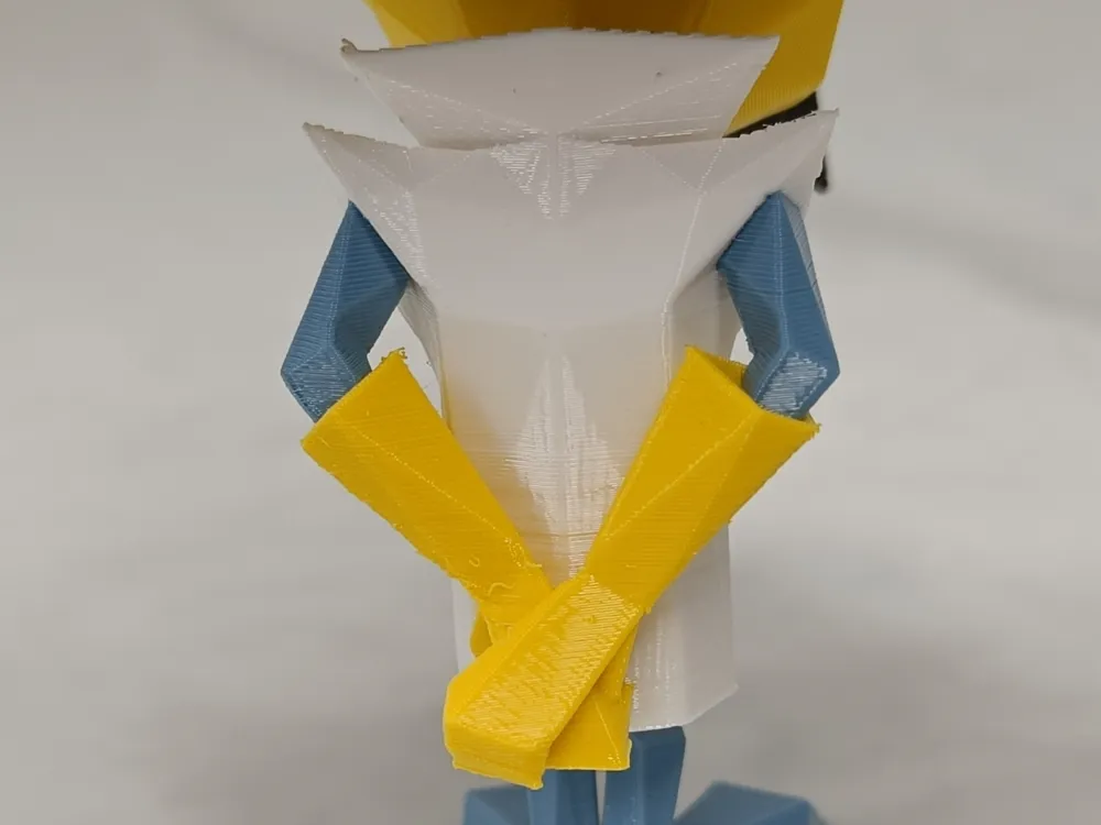 Low poly retro Cortex figure by Namiiria - MakerWorld