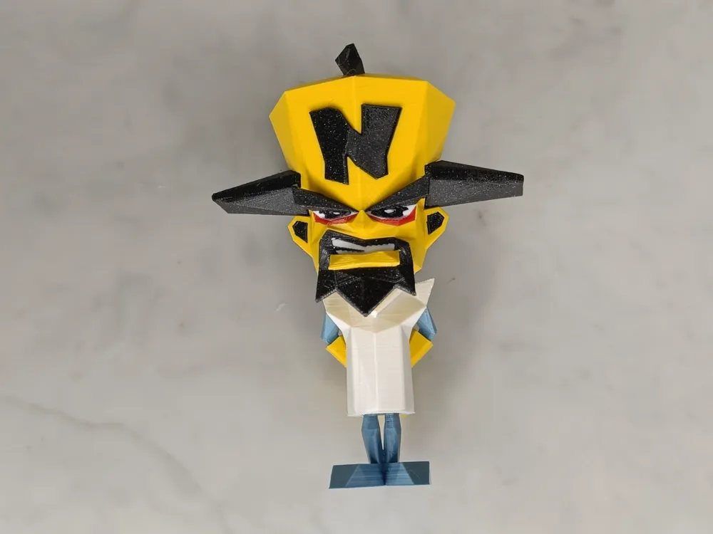 Low poly retro Cortex figure by Namiiria - MakerWorld